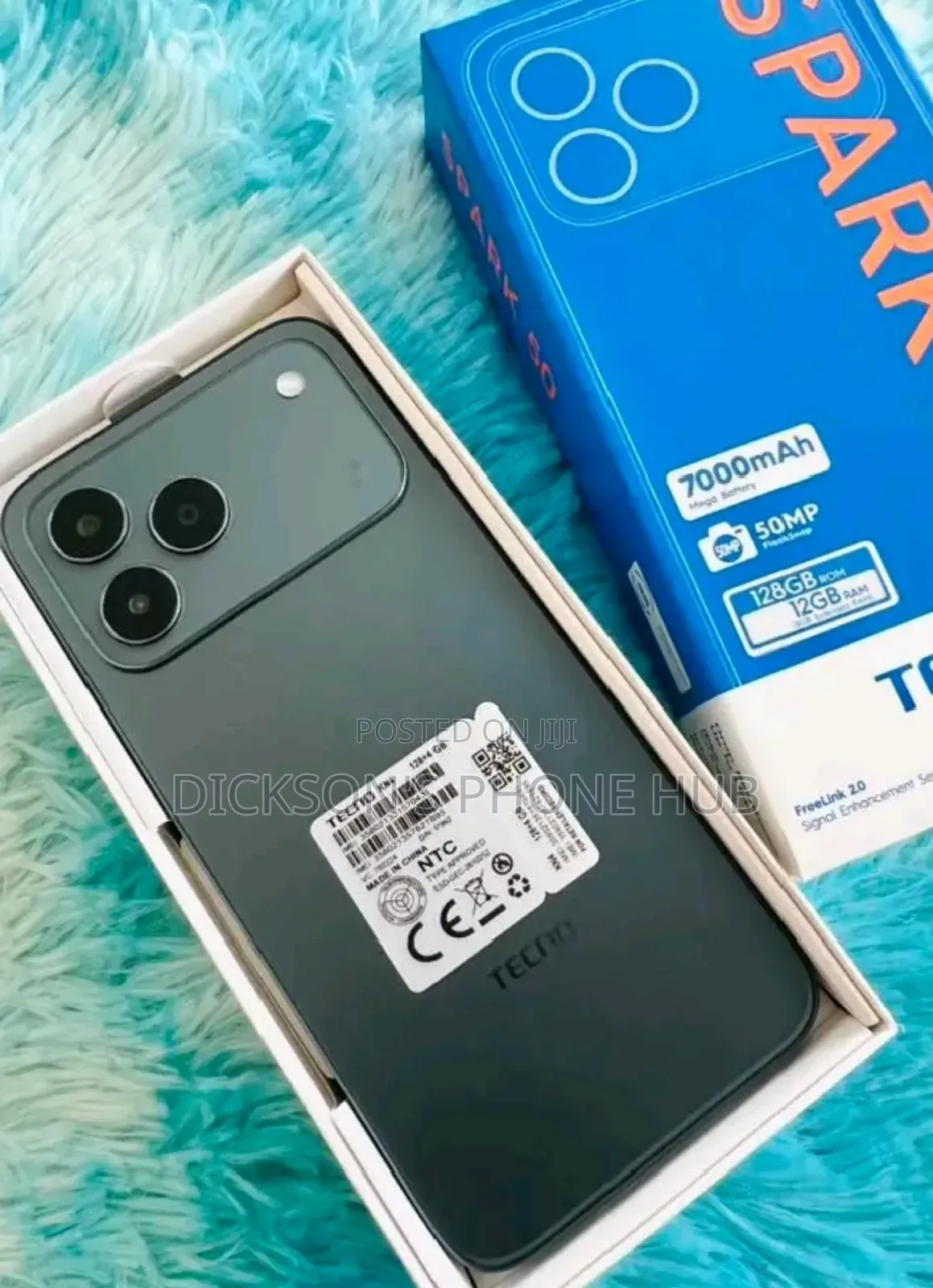 New Tecno Spark 50 128 GB Black