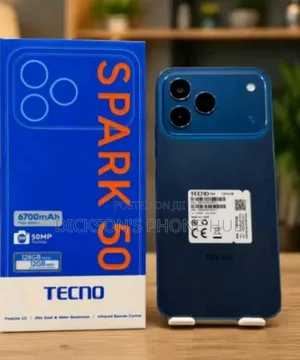 New Tecno Spark 50 128 GB Black