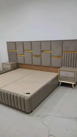 6 by 6 Bed With an Attractive Colour That Makes Your Room Very Unique