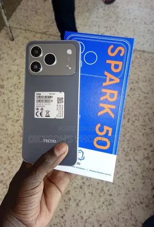 New Tecno Spark 50 128 GB Gray