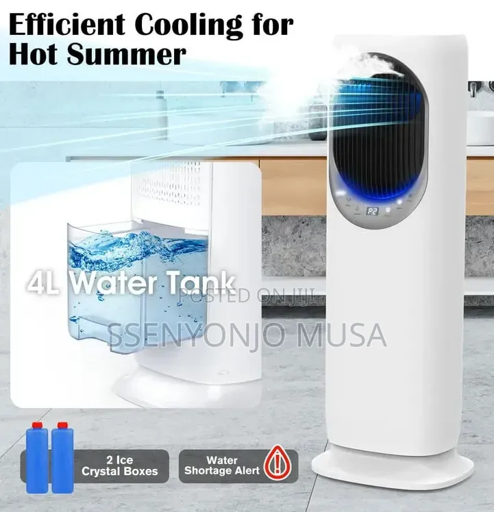 4-in-1 Portable Air Conditioner, Heater, Humidifier Tower Fan.