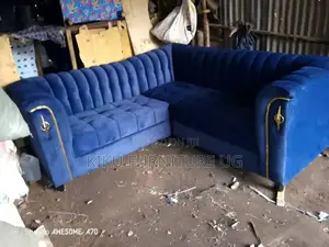 Blue L Sofa at Available at Good Price