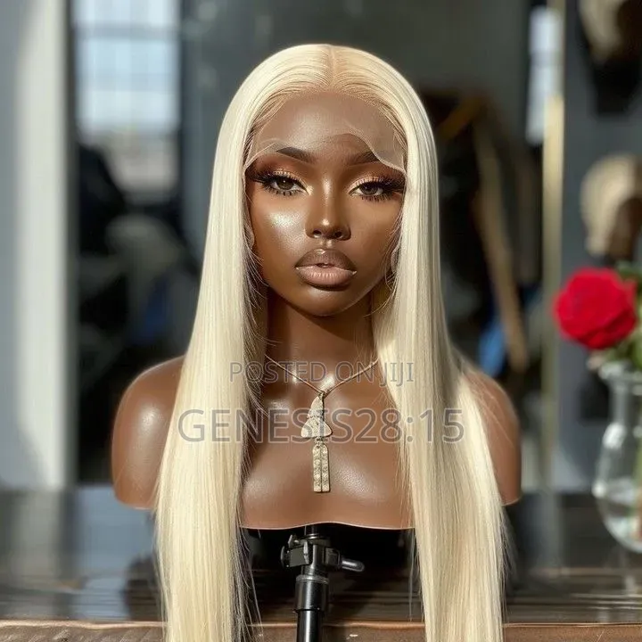 Bone Straight Blonde Wig