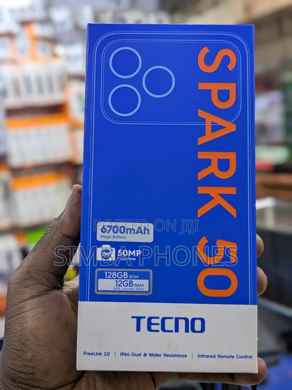 New Tecno Spark 50 128 GB Black