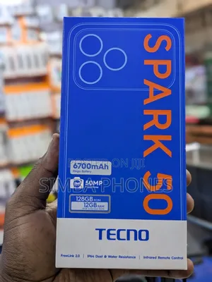 New Tecno Spark 50 128 GB Black