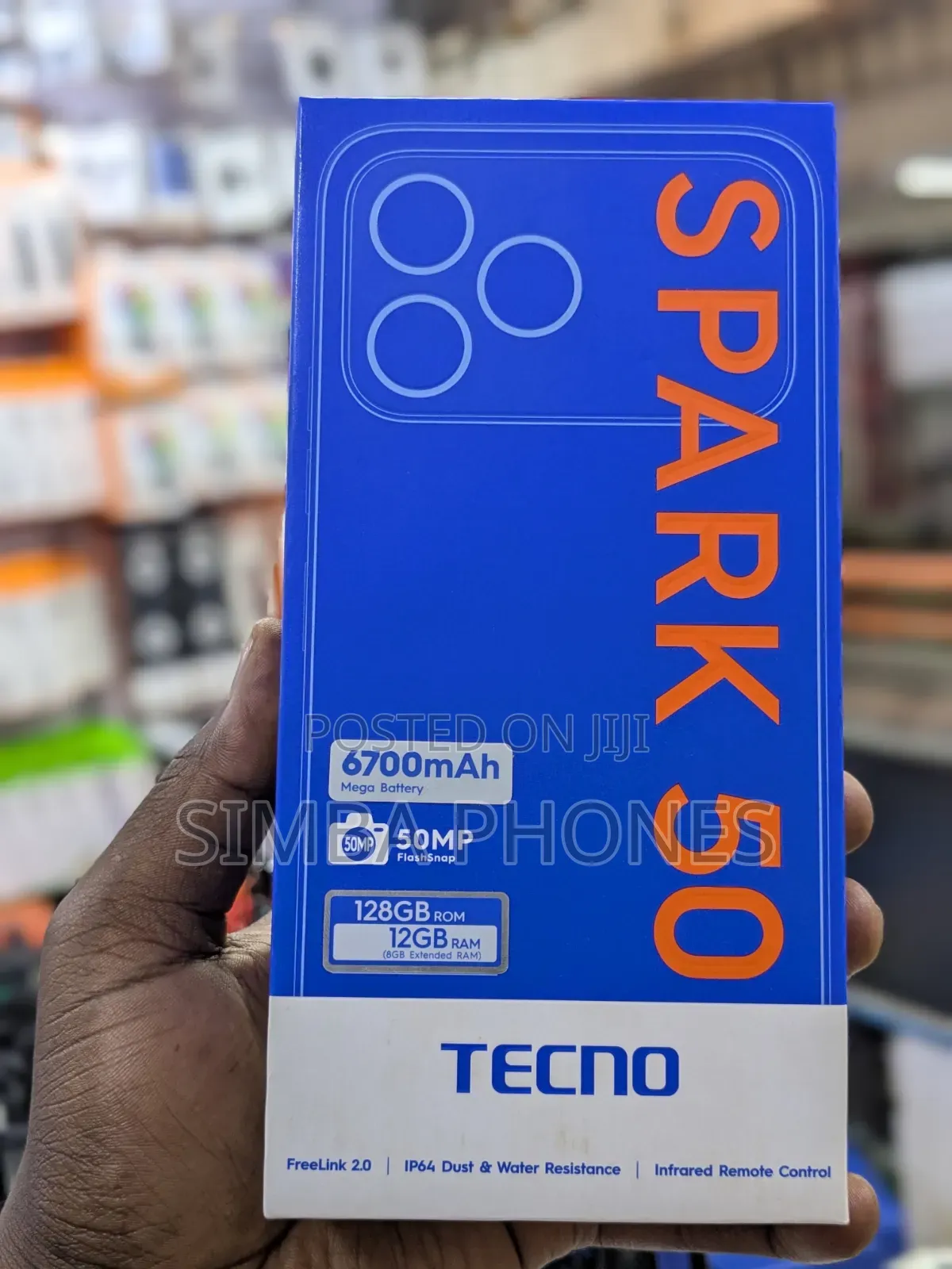 New Tecno Spark 50 128 GB Blue