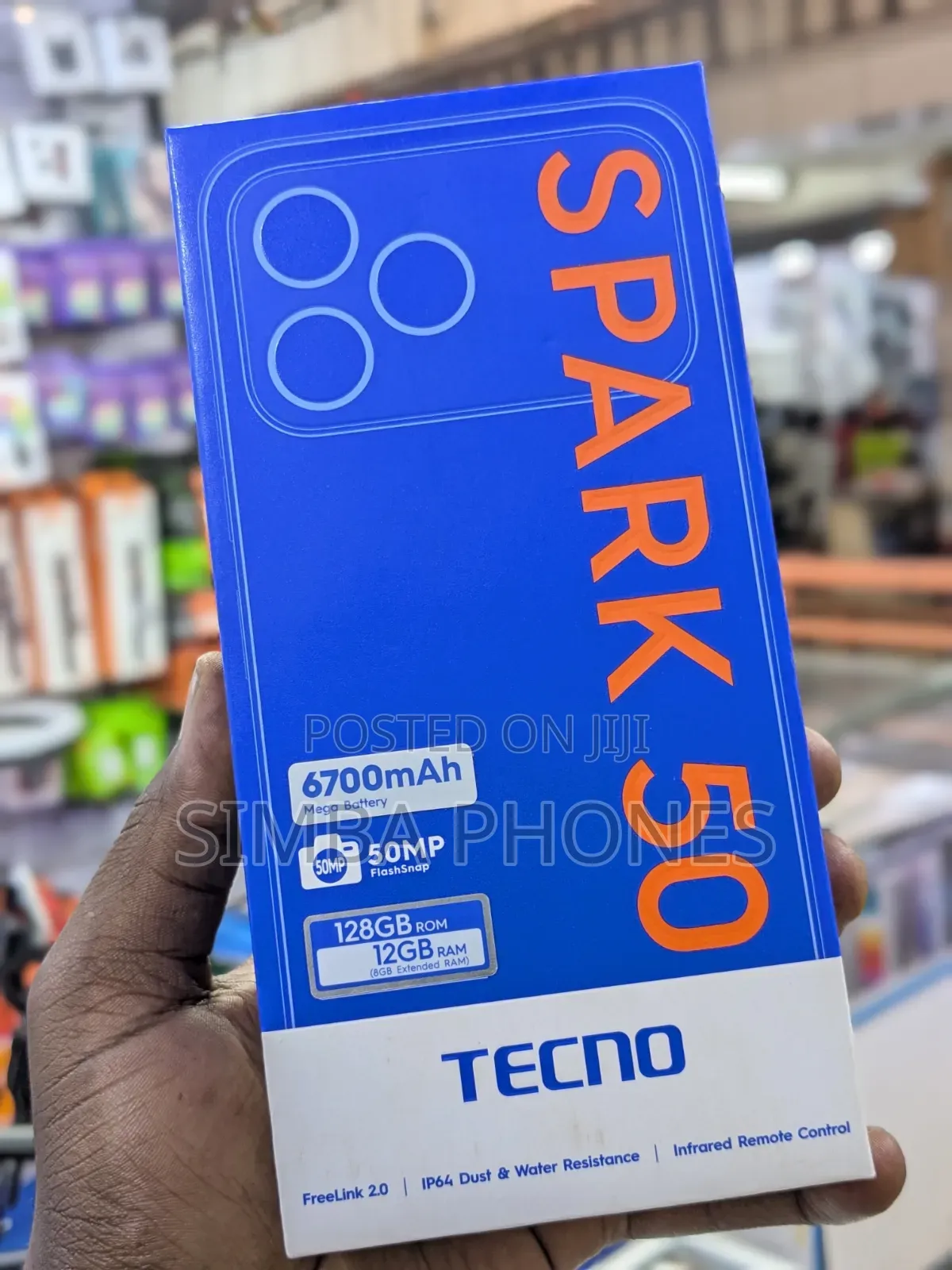 New Tecno Spark 50 128 GB Blue