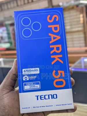 New Tecno Spark 50 128 GB Gray
