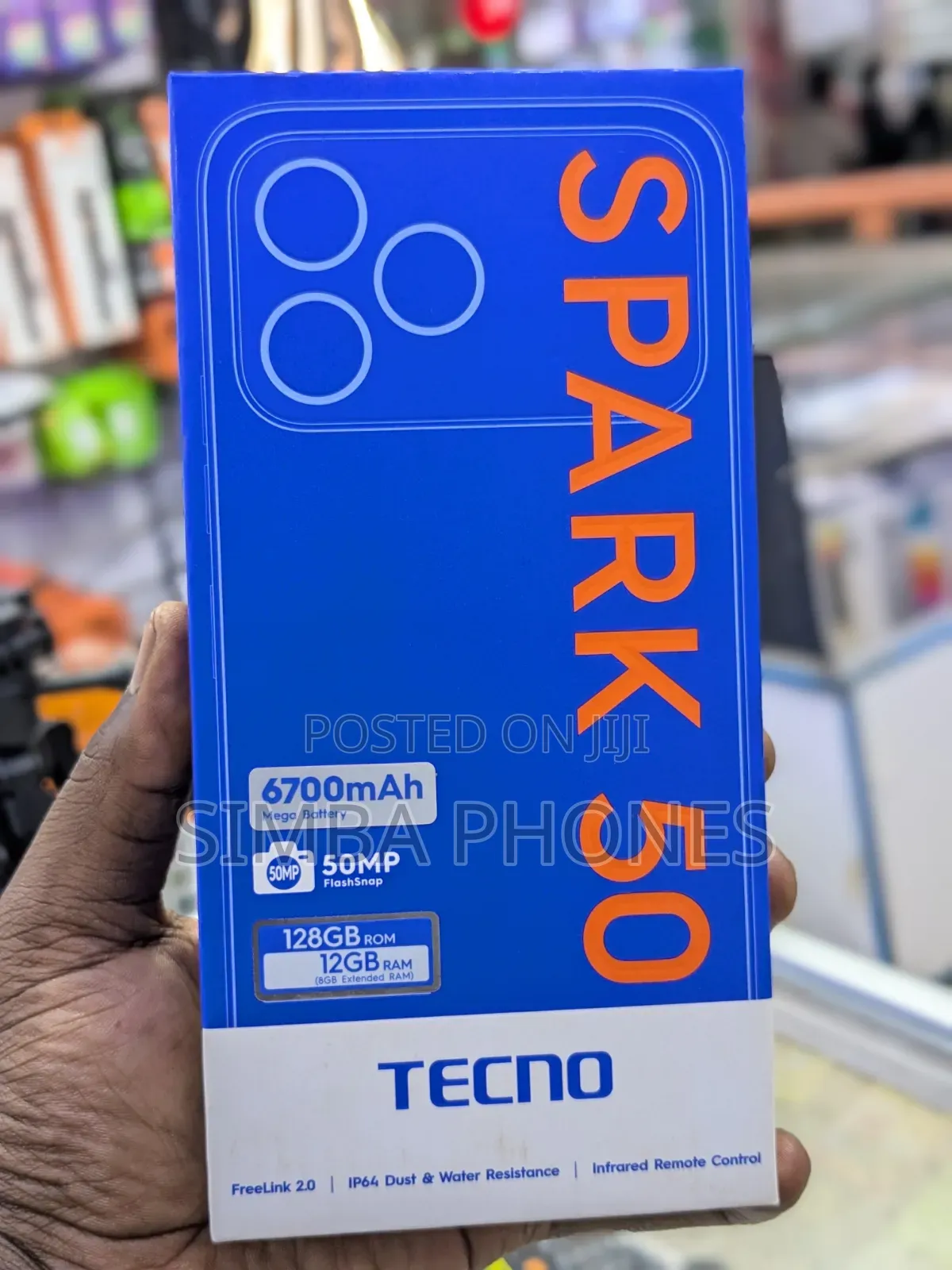 New Tecno Spark 50 128 GB Gray