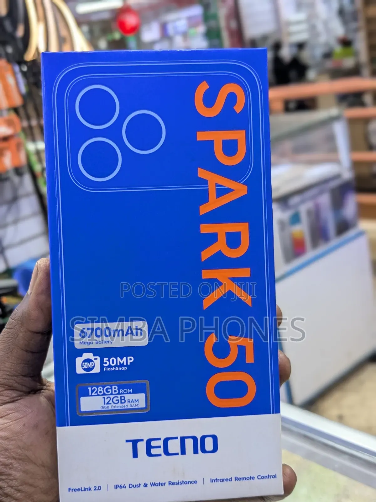 New Tecno Spark 50 128 GB White