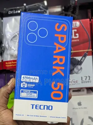 New Tecno Spark 50 128 GB Rose Gold