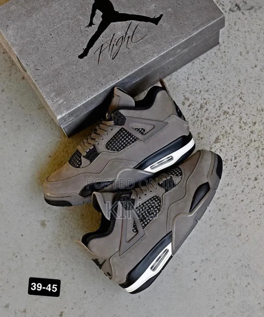 Nike Air Jordan Iv Sneakers Feature a Rugged Cave Stone Suede