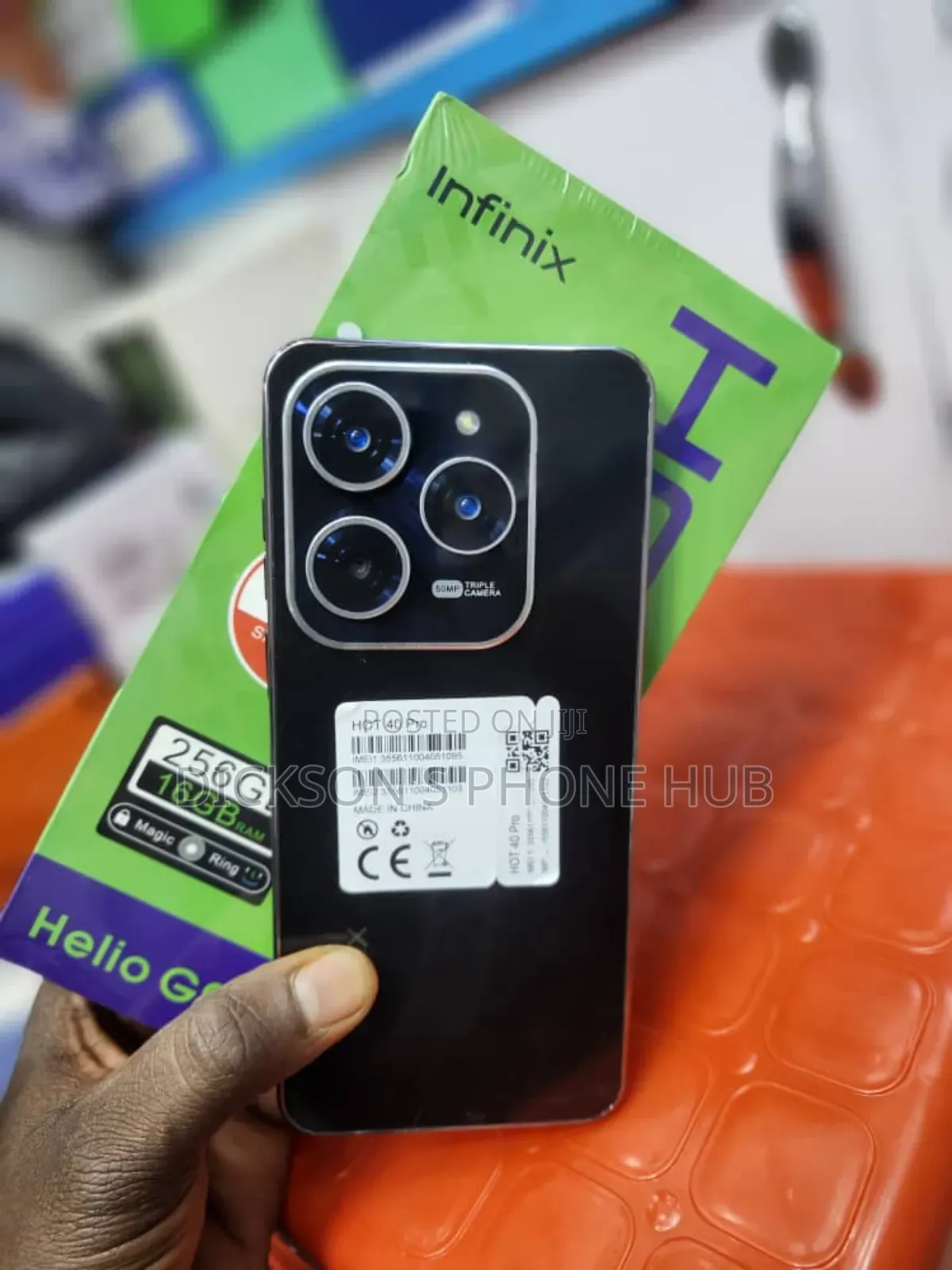 New Infinix Hot 40 Pro 256 GB Black