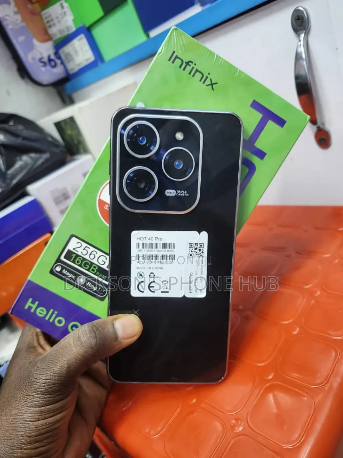 New Infinix Hot 40 Pro 256 GB Black