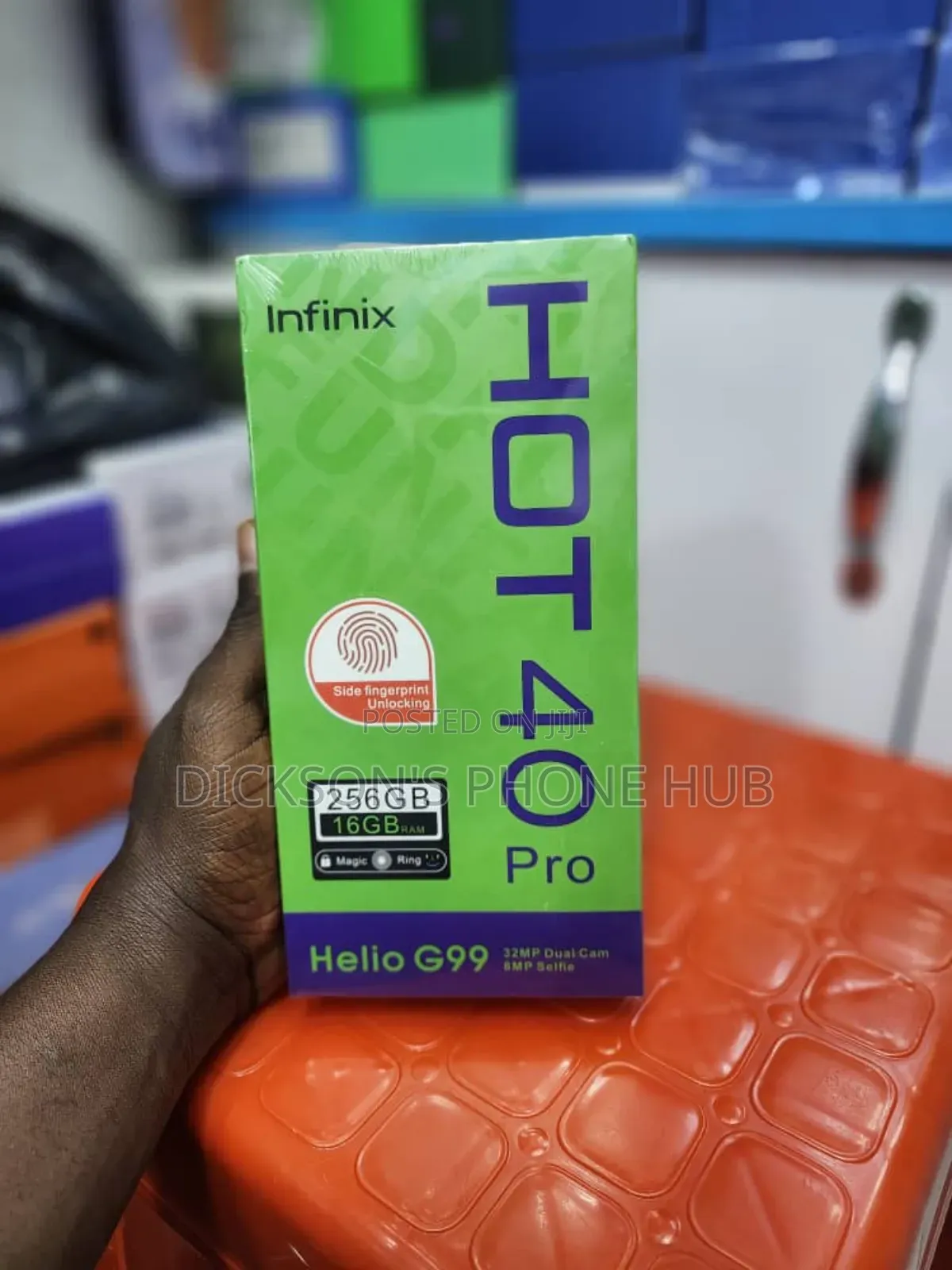 New Infinix Hot 40 Pro 256 GB Black