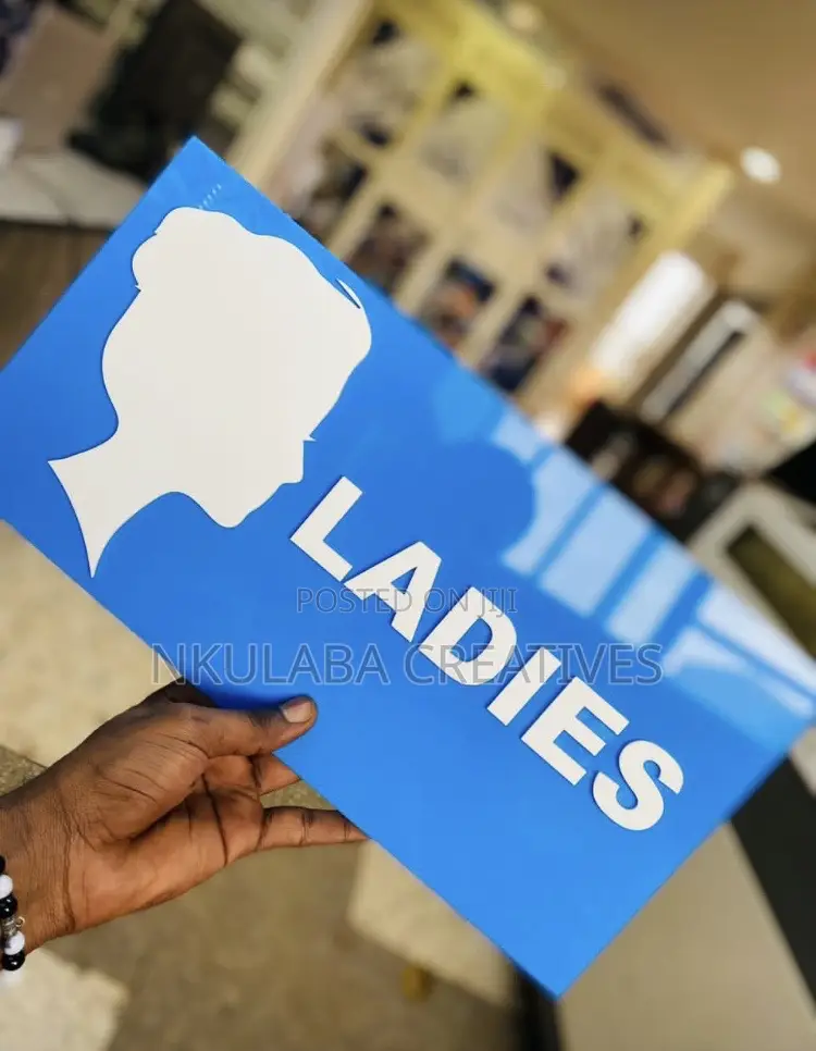 Ladies Gents Door Tags Toilet