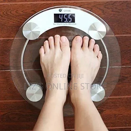 Transparent Personal Bathroom Health Body Weight Scales