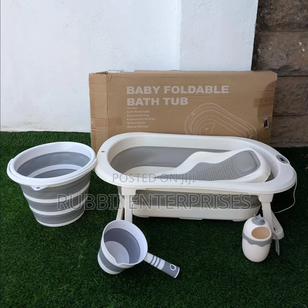 Foldable Baby Bath Tub Set