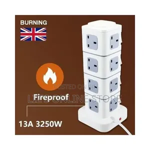 Universal Power Extension Cord With 12 Outlets