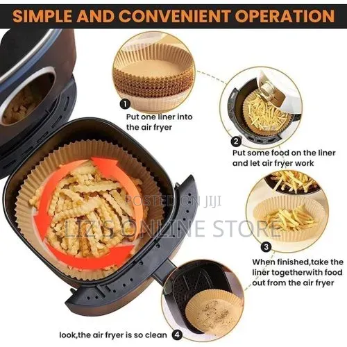 Squre Air Fryer Disposable Paper Liner