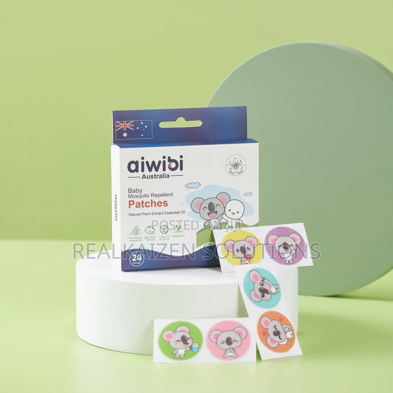 Aiwibi Baby Mosquito Repellent Patches 24pcs