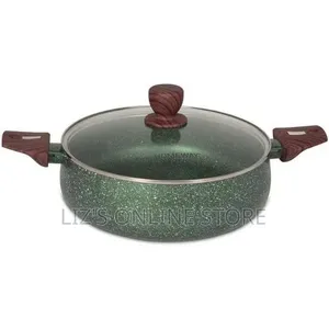 9 Pieces Marble Granite Kitchen Cookware Set Nonstick Pots