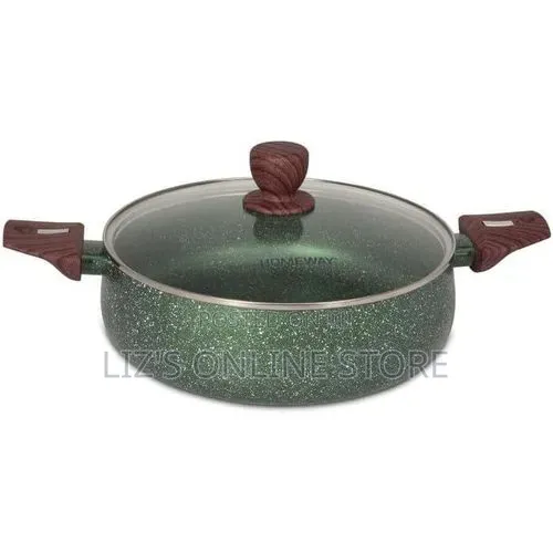 9 Pieces Marble Granite Kitchen Cookware Set Nonstick Pots