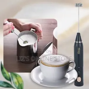 DSP 2 in 1 Battery Rechargeable Milk Frother for Coffee,