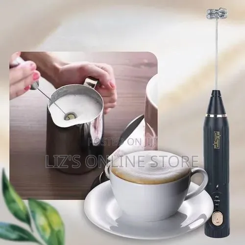 DSP 2 in 1 Battery Rechargeable Milk Frother for Coffee,