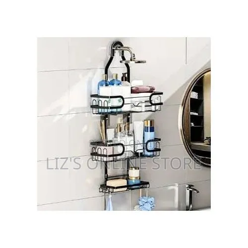 3 Tier Over Shower Head Hanging Shower Caddy