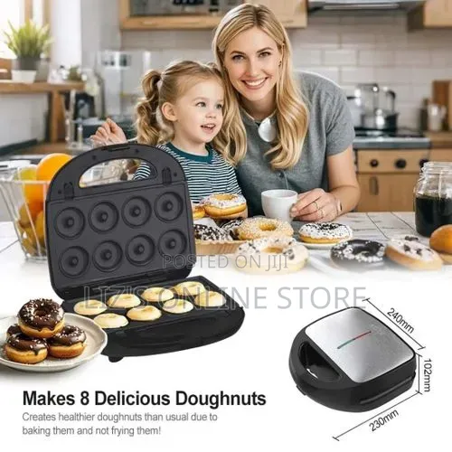 5 in 1 Waffle Maker Sandwich Nuts Donuts Shells Maker Machine
