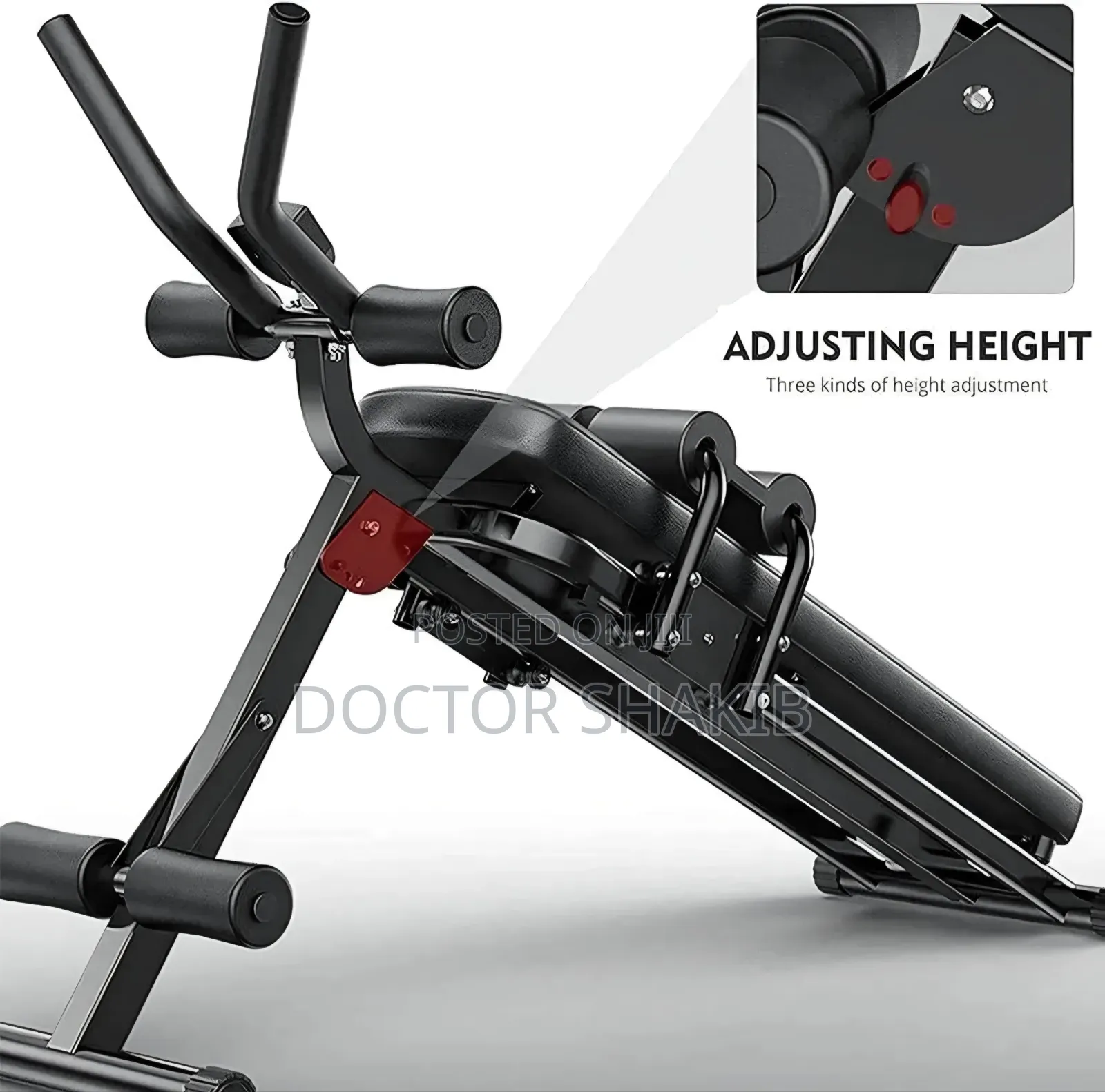 Adjustable Abdominal and Sit-Up Exercise Bench