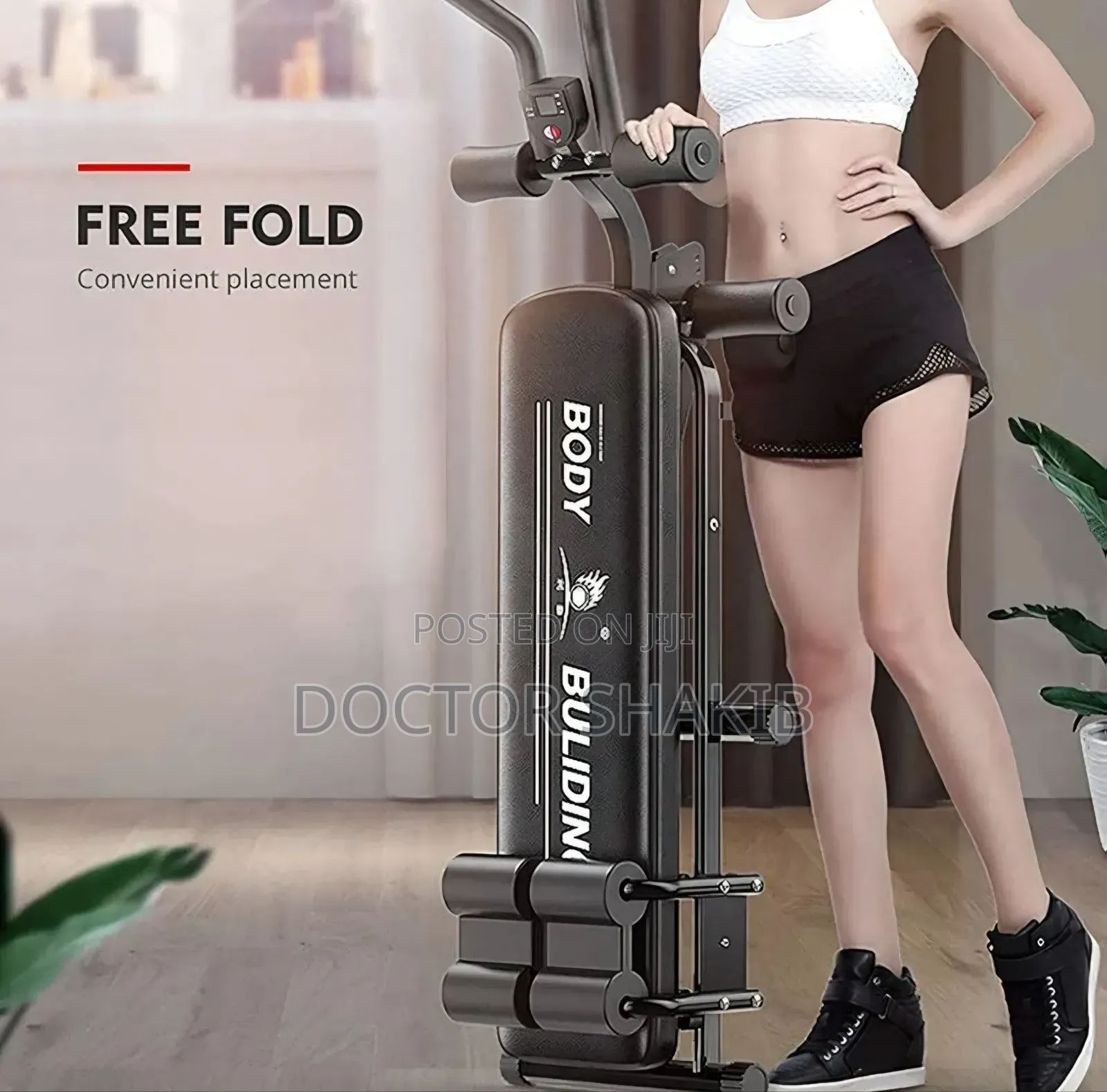 Adjustable Abdominal and Sit-Up Exercise Bench