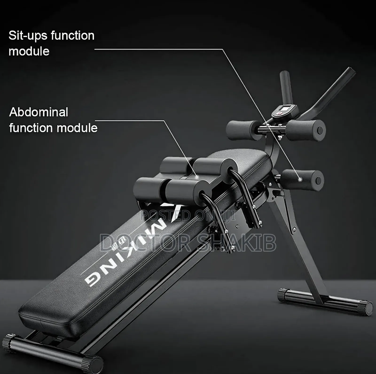 Adjustable Abdominal and Sit-Up Exercise Bench