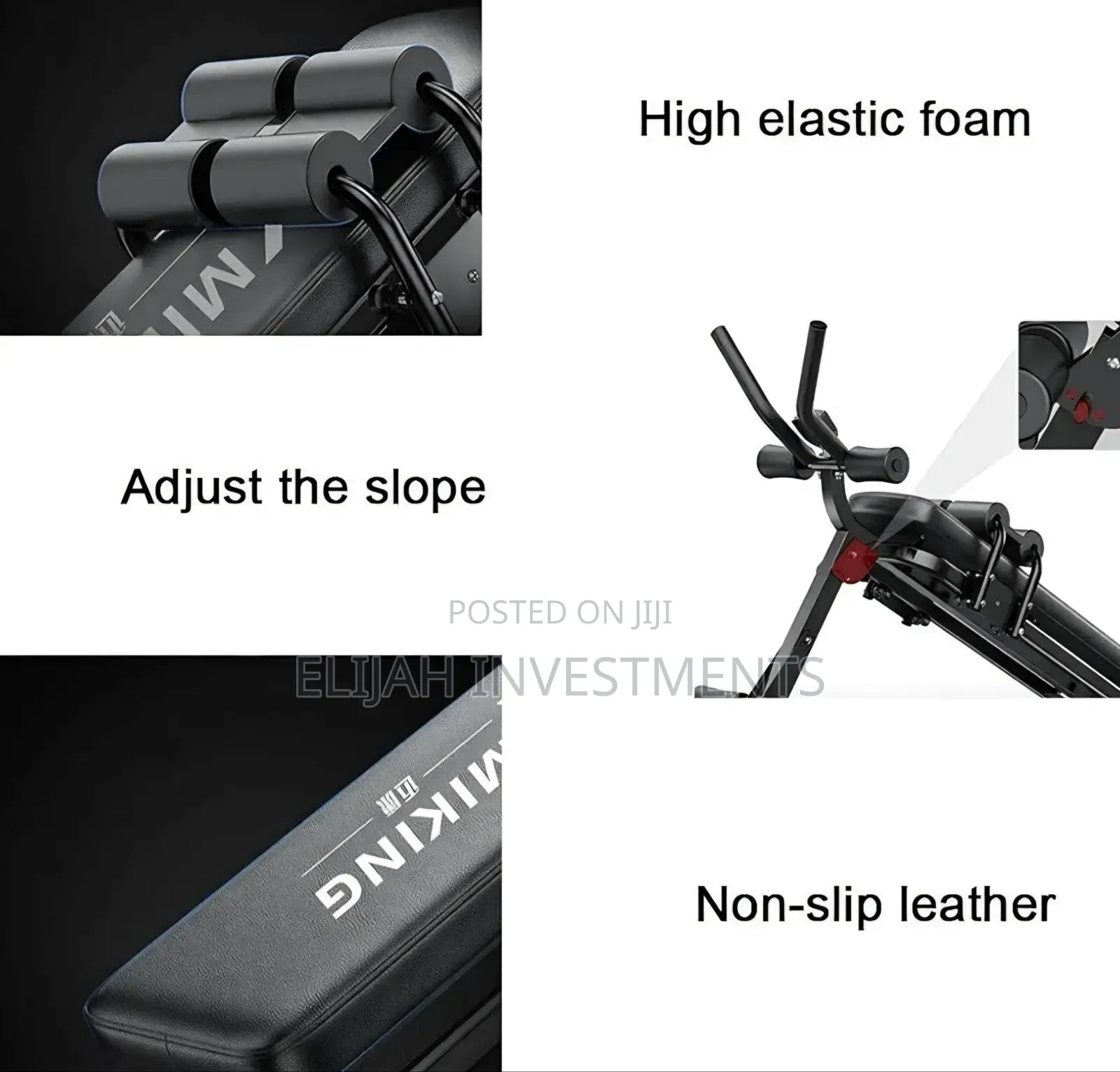 Adjustable Abdominal and Sit-Up Exercise Bench