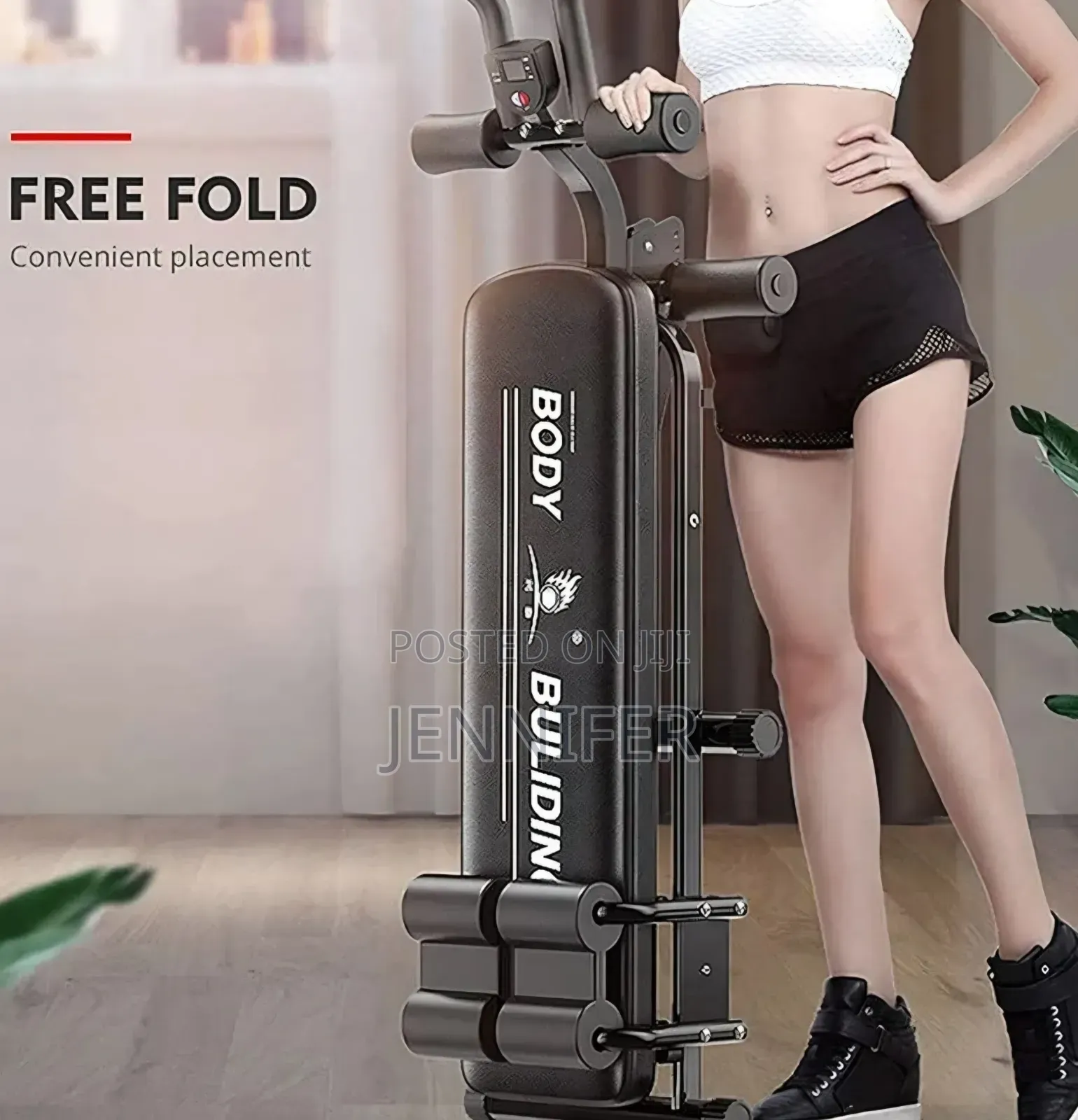 Adjustable Abdominal and Sit-Up Exercise Bench