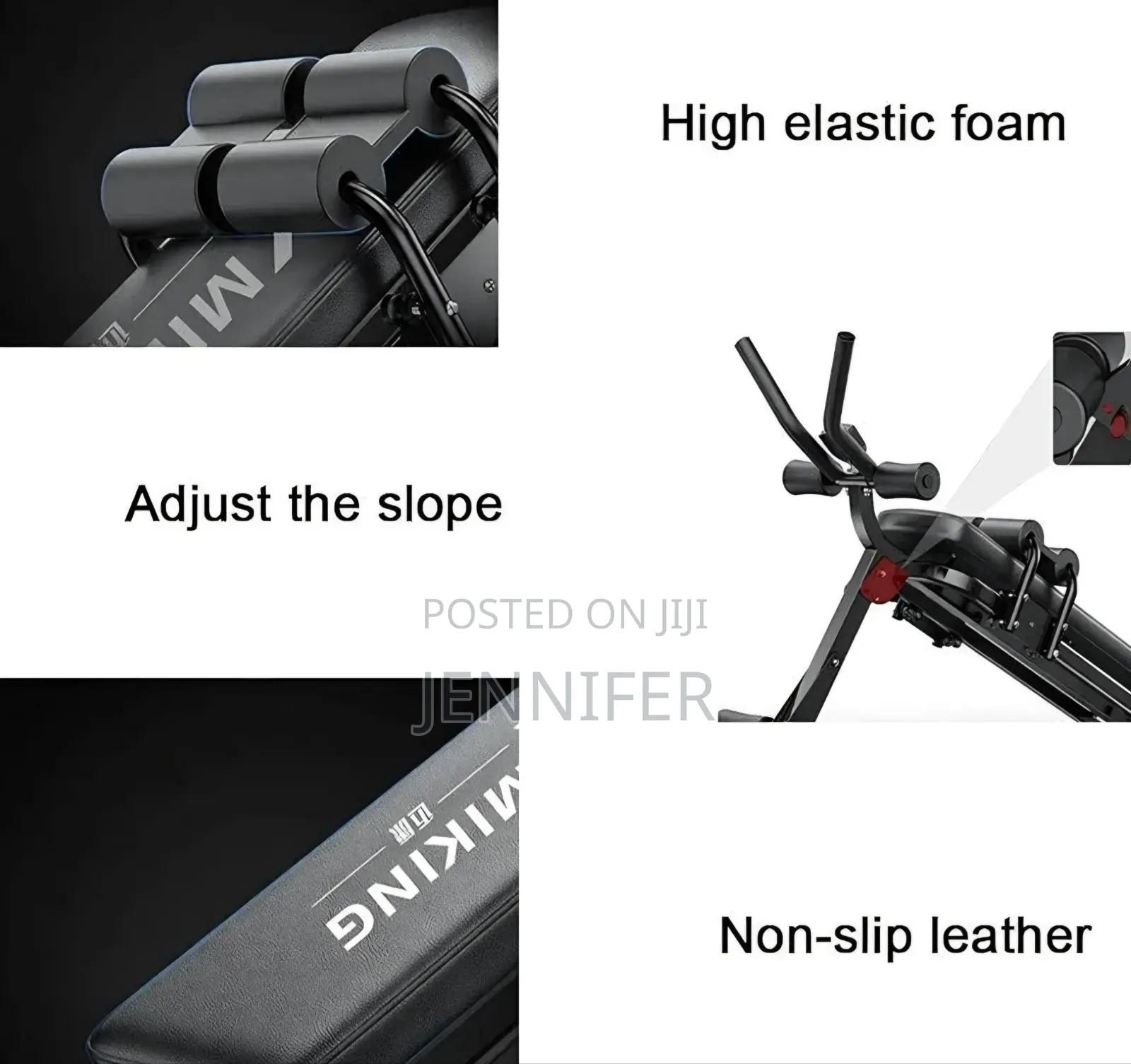 Adjustable Abdominal and Sit-Up Exercise Bench