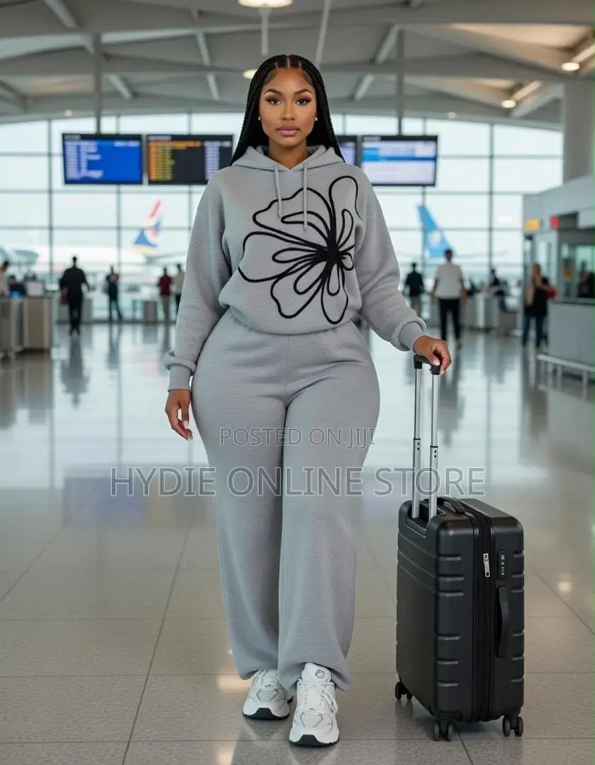 Floral Sweater Ladies Two Piece