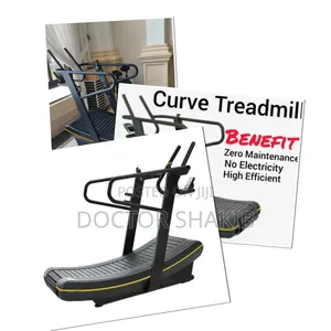 Non-Motorized, Self-Powered Curved Treadmill