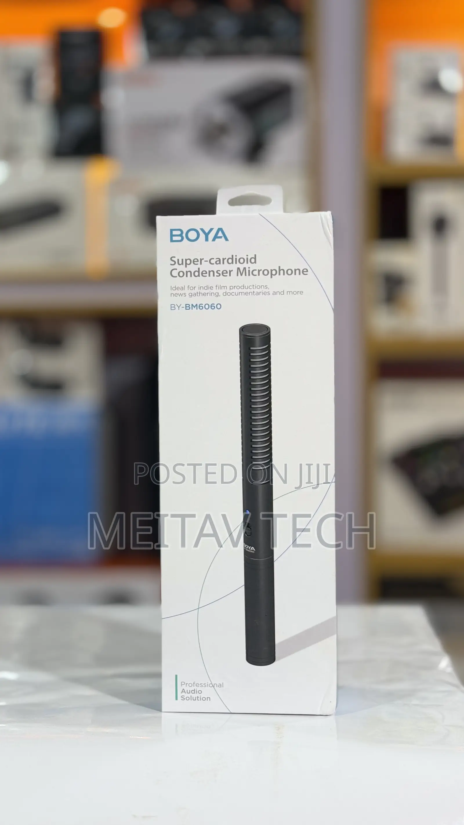 Boya by-Bm6060 Is a Super-Cardioid Condenser Microphone