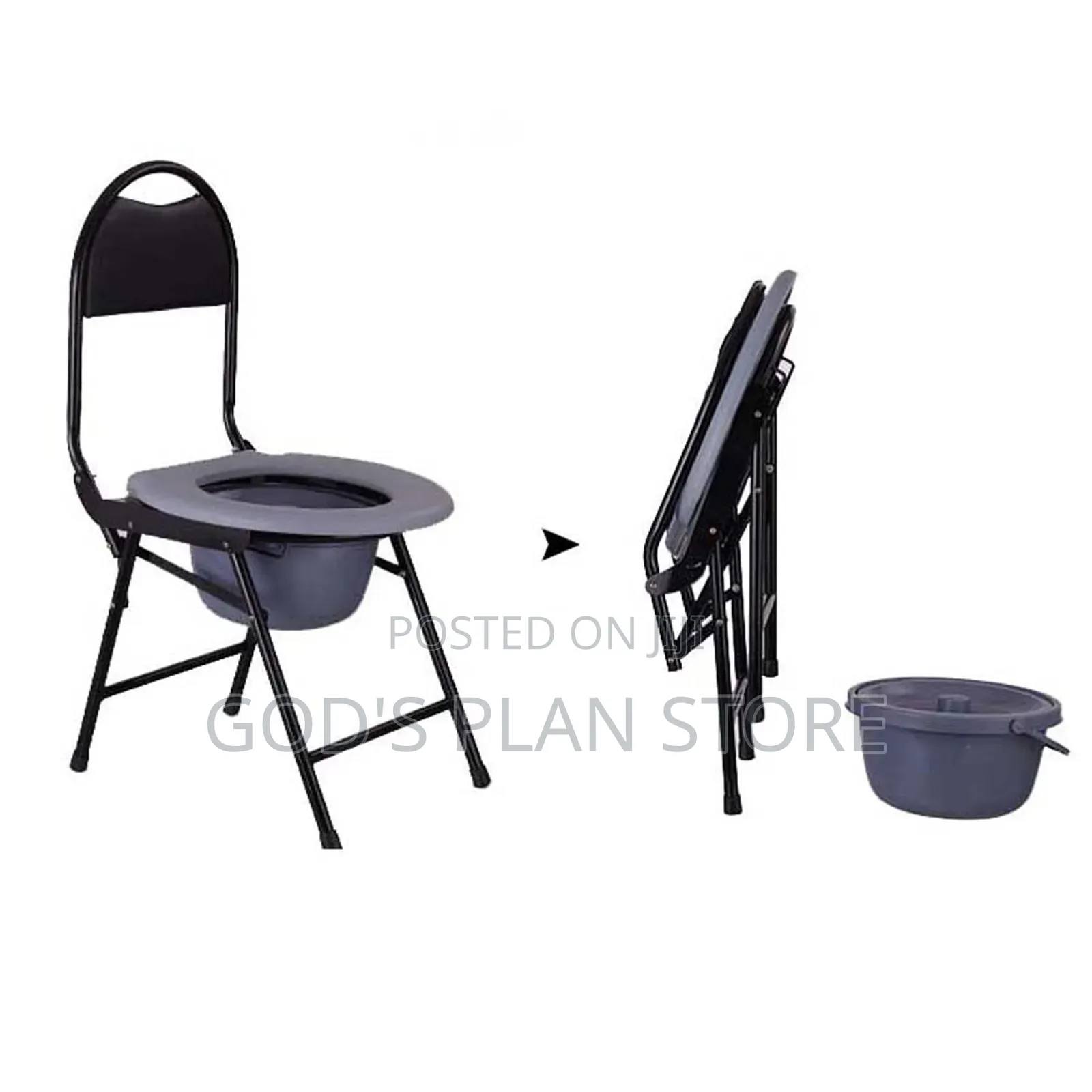 Originally Foldable Metallic Frame Adult Potty Adult Potty