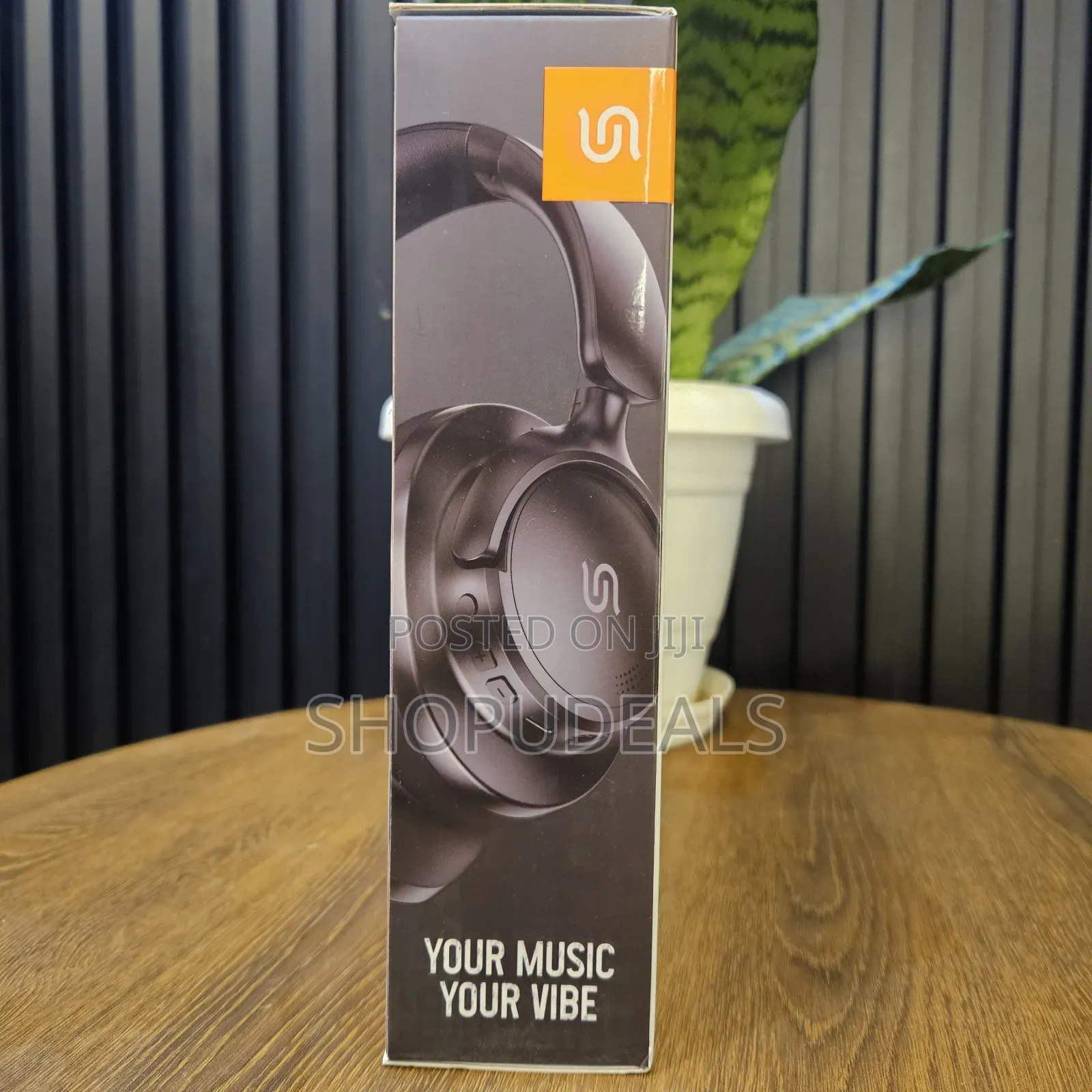Porodo Soundtec Zen Active Noise-Cancellation Headphone - Black