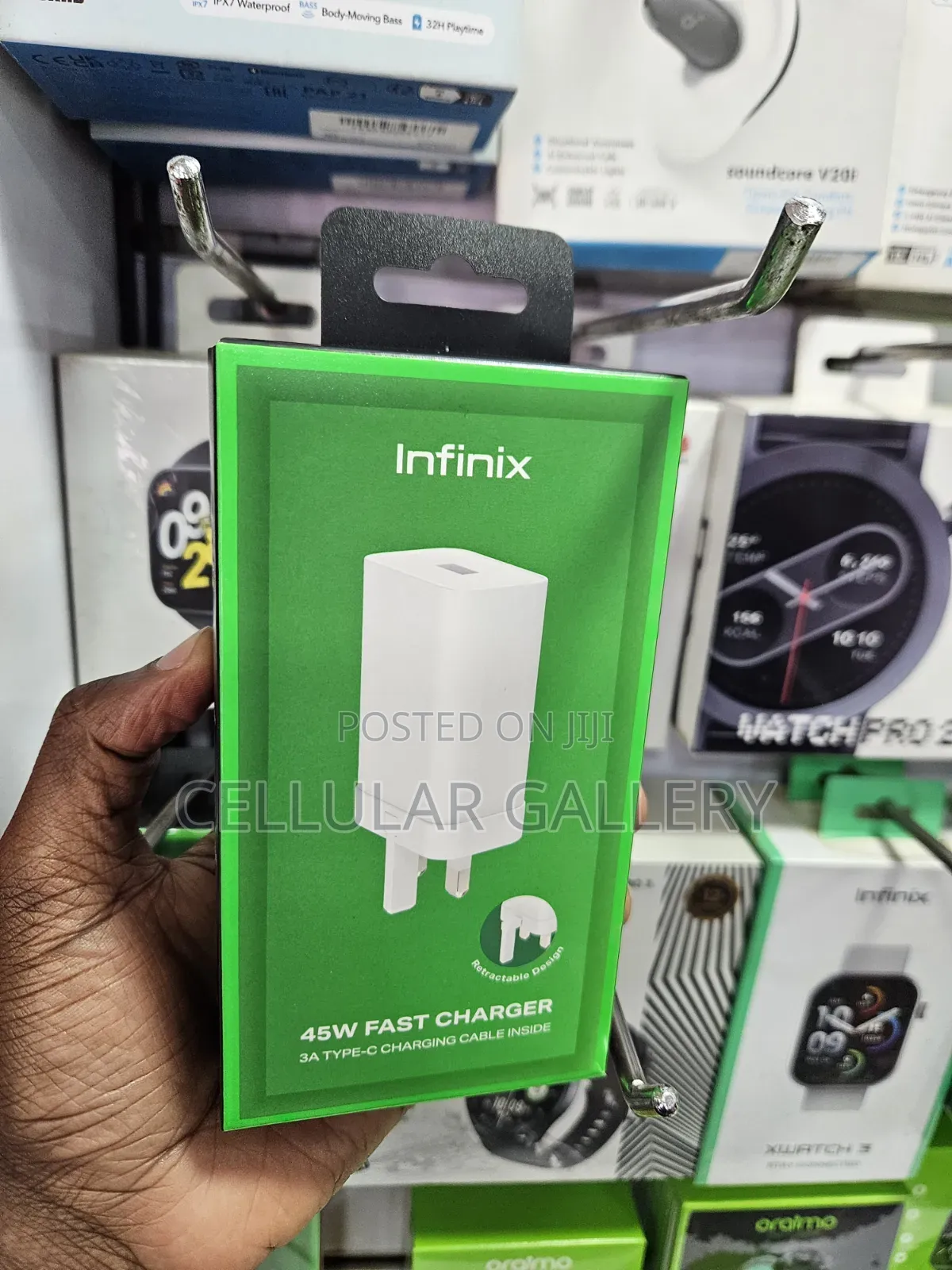 Infinix 45w Charger Type-C Original