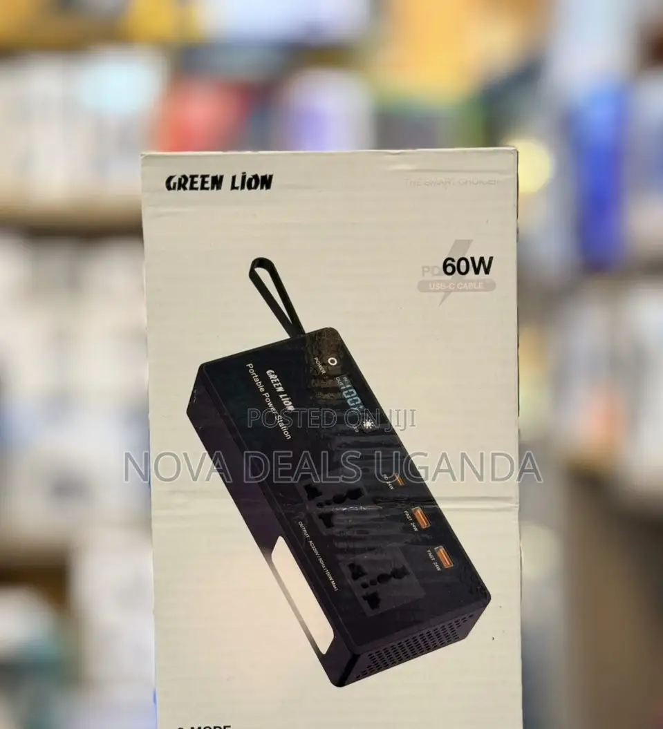 Green Lion Volt Mate 27000mah Power Station 60w Usb-c Cable
