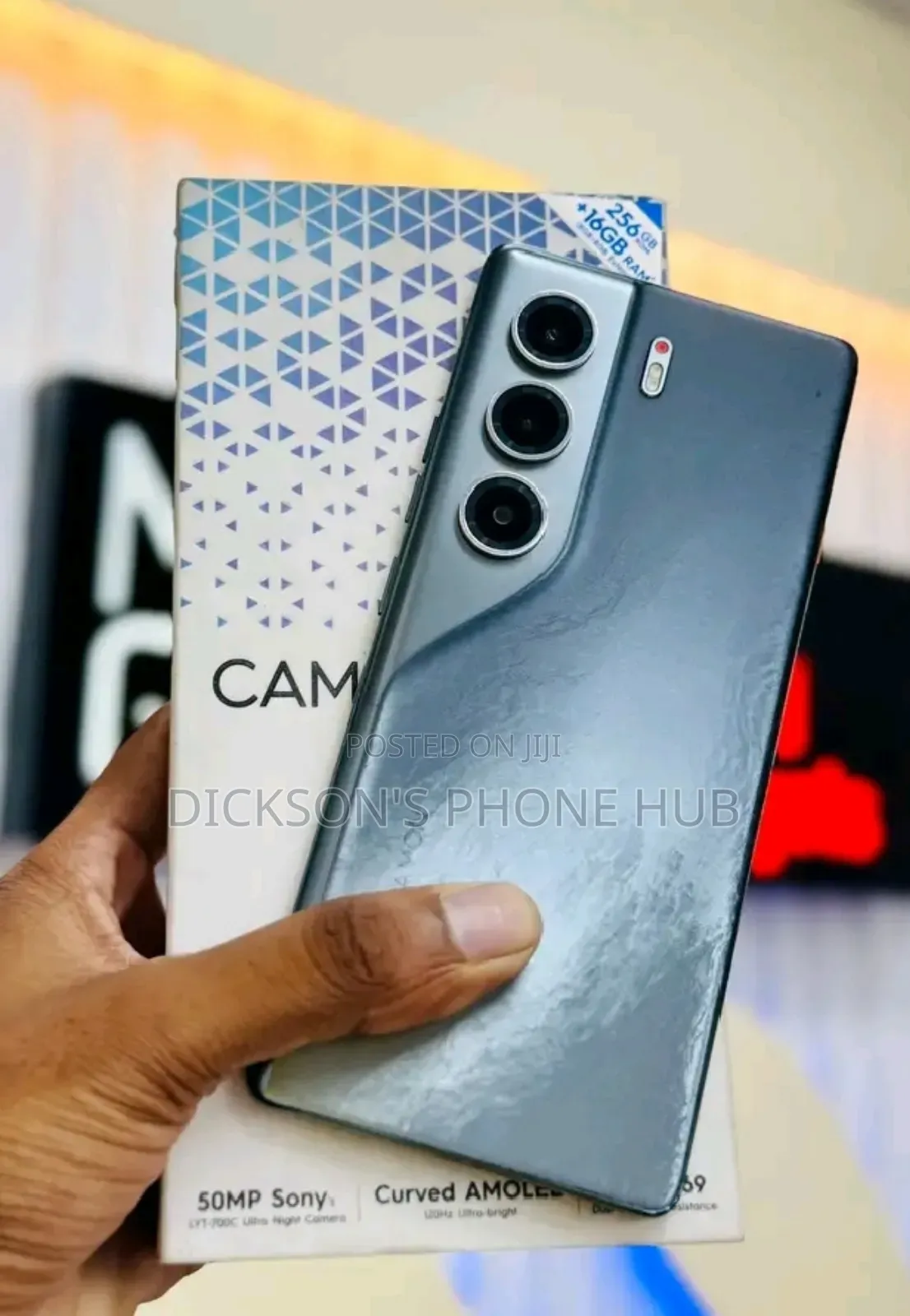 New Tecno Camon 40 Pro 4G 256 GB Black