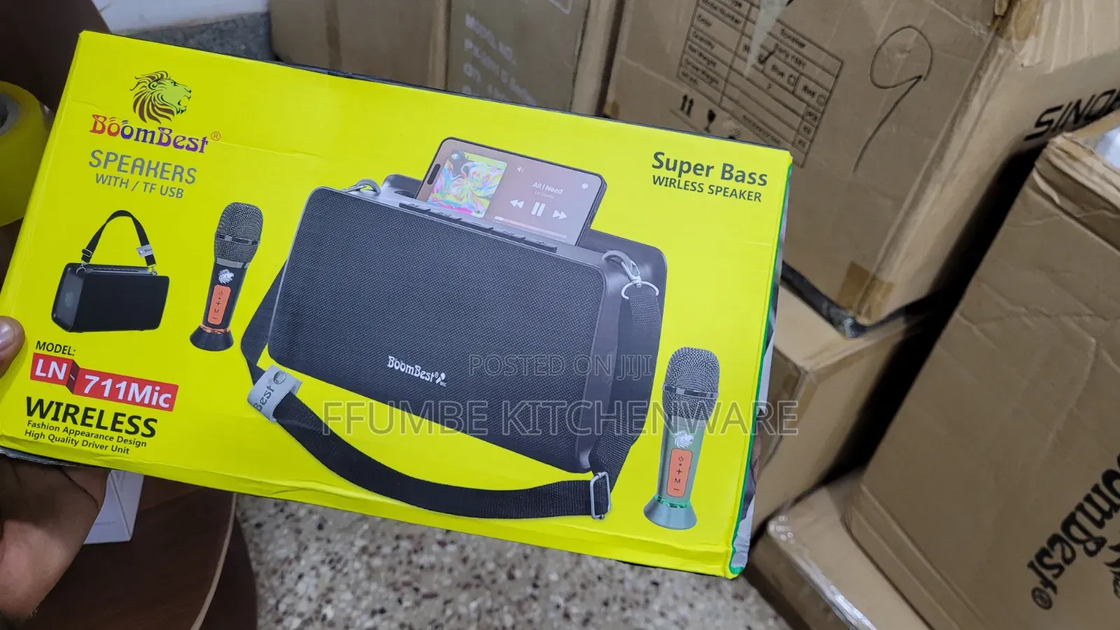 Wireless Speaker or Bluetooth Speaker Boombest Ln711mic