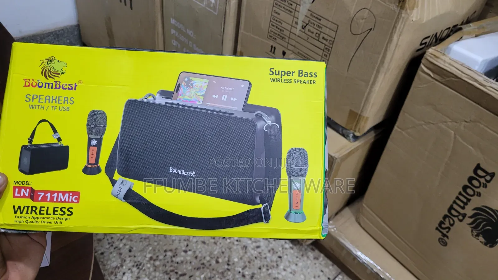 Wireless Speaker or Bluetooth Speaker Boombest Ln711mic