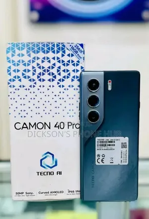 New Tecno Camon 40 Pro 4G 256 GB Black