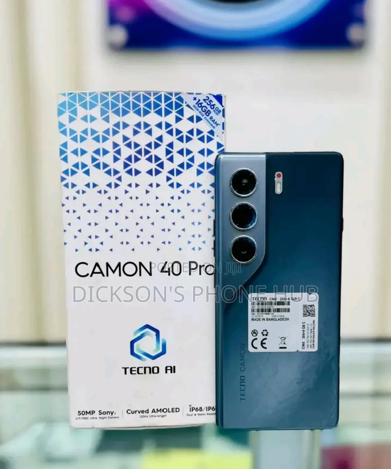 New Tecno Camon 40 Pro 4G 256 GB Black