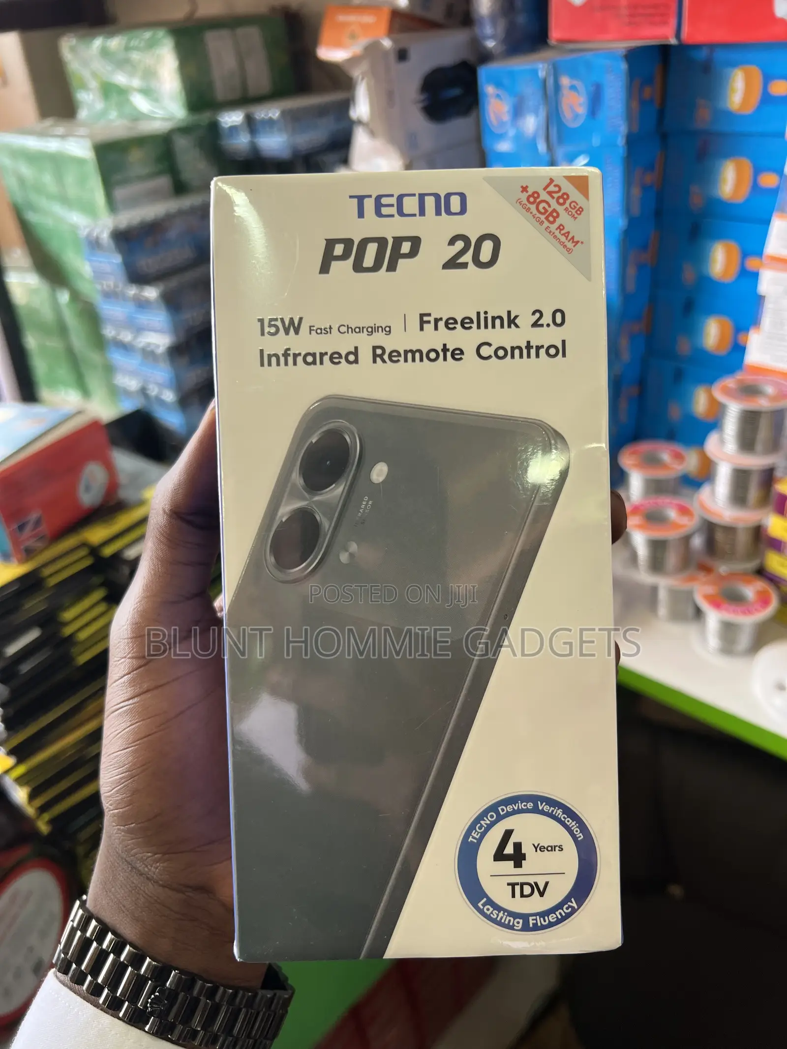 New Tecno Pop 20 128 GB Gray
